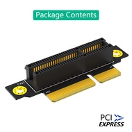 20mm PCIE X4 3.0 90 Degree Reverse Male to Female Riser Card PCI Express 4X to 4X Converter Adapter 
