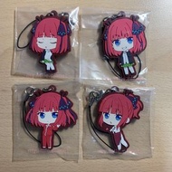(🈹80@set 全新 現貨 日本正版) 五等分的花嫁 二乃がいっぱい 二乃 扭蛋 PVC 掛件 - 一套4款