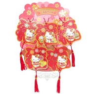 SANRIO - Hello Kitty 港版 2024 龍年 賀年 咭牌 卡牌 吊飾 掛飾 家居 裝飾 盆栽 年花 桔 桃花 一套五張