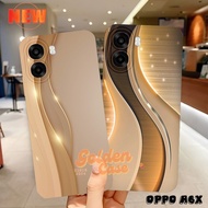 [GCS735] Procamera Macaron Oppo A6x 4G 2025 - Oppo A6 4G/5G - Abstract Gold Cool Current All Types o