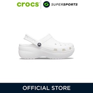 [กรอกโค้ด JUNLZD30 ลด 30%] CROCS Classic Platform Clog รองเท้าลำลองผู้หญิง 206750-100