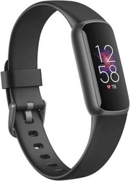 fitbit - Fitbit Luxe-Fitness and Wellness-Tracker 具有壓力管理、睡眠追蹤和 24/7 心率,黑色/石墨,單一尺寸(含 S 和 L 錶帶)平行進口