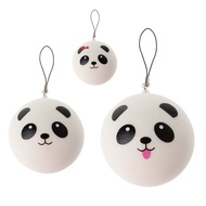 R* Cute Panda Squishy Steamed Bun Bag Phone Pendant Lanyard Keychain Kid Toy