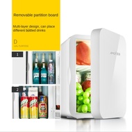 Original 2 in1 Portable Refrigerators And Warmer Inverter Stand Refrigerator Accessories Door With Freezer Cover Parts Sale Car Mini Electronic Cooling No Frost Cool Refrigeration Glass Box Fridge Food Appliances Student Dormitory