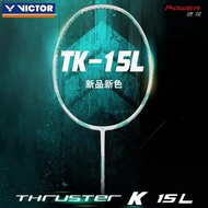 New Color Genuine Victory VICTOR Assault TK15 Badminton Racket Single Racket Full Carbon 6U Ultra Li