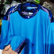 T-Shirt Longbiru with AU Camouflage Combination Auri Combination Patch-On T-Shirt/
