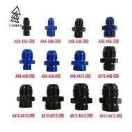 FANMAO Universal ORB Fuel Line Hose Straight Fitting Male Adapter AN to AN O-Ring Boss AN4 AN6 AN8 A