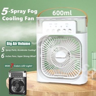 7 Color Mini Air Conditioner Mini Fan Air Cooler Mini Portable AirCond Mini Penghawa Dingin Mini Kip