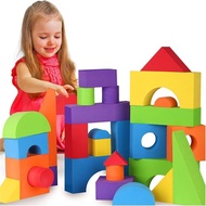 Large Building Foam Blocks for Toddlers – Giant Jumbo BIG Building Blocks T35