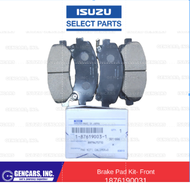 Isuzu Brake Pad Kit Front for Mux / Dmax 2015-2019 (1876190031) (Select Parts)