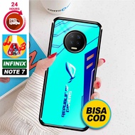 Lab Casing Case Infinix Note 7 Terbaru [ Fashion Case ROG Aestetic ] Case Hp Infinix Note 7 - Hardca