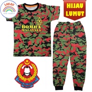 (7y-11Y) baju bomba BIG SIZE Cotton Kids Pajamas - Sleepwear Baju Tidur Budak Kanak Lelaki Pakaian Seragam Badan Uniform