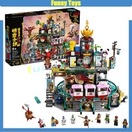 80036 The City of Lanterns building blocks Large Street View Model Gifts Toys for Boys and Girls