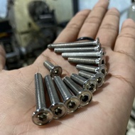 Slim L bolt m5 / bolt 8 / thread 8 probolt slim stainless MADE IN NGANJUK bolt length 1.5 cm to 4 cm