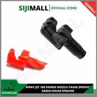 Spray Jet 180 Degrees Nozzle Mist Tauge, Sprout, Irrigation Watering System, Fertigasi