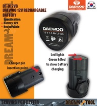 *CORDLESS / BATTERY / CHARGER* Daewoo Charger 12V (AC/ DC Adaptor) / Battery 12V (Rechargeable) DT-D12VC/DT-D12VB
