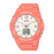 Casio Baby-G (BGA-260-4ADR) Orange Resin Strap Shock Resistant 100 Meter Watch for Women