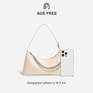 AGE FREE Atwood Chain กระเป๋าสะพายข้างผู้หญิง สายโซ่แฟชั่น กระเป๋าผู้หญิงสวยหรูและทันสมัย