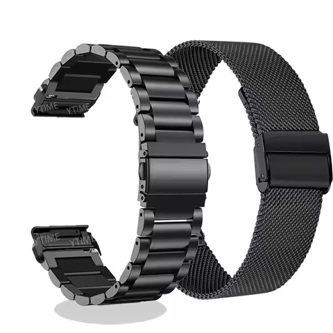 Forerunner 945 955 965 935 Metal Strap 22mm Quick Easy FIt Stainless Steel Watchband For Garmin Desc