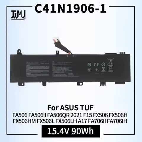 C41N1906-1 Battery for ASUS ROG Zephyrus Duo 15 GX550 GX550LXS GX550LWS for ASUS TUF Gaming A17 TUF7