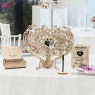 Abbraccia Wedding Guest Book, Alternative Heart Frame, Decoration, Keepsake, Souvenir, Indoor Dropbo