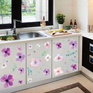 Refrigerator stickers simple modern refrigerator decorative stickers self-adhesive pattern two three-dimensional cartoon single door refrigerator paper.