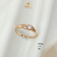 New!!! Cincin Emas Asli Polos | Cincin Emas Mata Satu Kadar 700