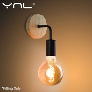 [Pay on Delivery] Minimalist Nordic Retro Style Socket Wall Lamp Fittings E27 - YNL01