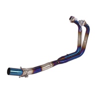 51mm Elbow Plug play Z400 NINJA400 Exhaust Full Systems Motorcross Pipe Z Ninja 400