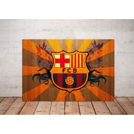 Barcelona FC/ Wooden Poster Barcelona FC Wall Decoration/Wall Decor Barcelona FC Poster