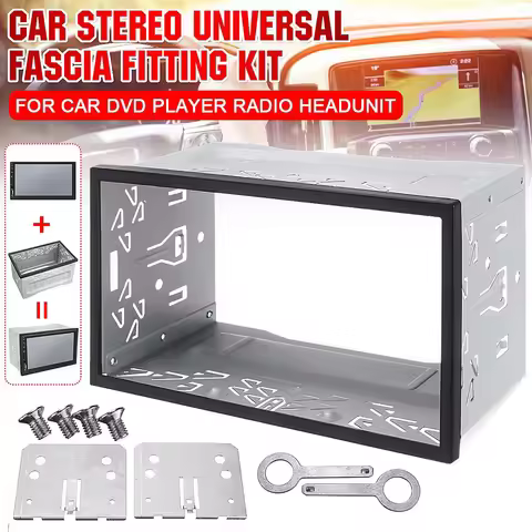 Universal Double 2 DIN Car Stereo Radio Headunit Fitting Cage Mounting Car Stereo Double Din Cage wi
