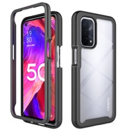 for Oppo A74 5G Shockproof Case, Shockproof 3 Layer Hard PC Soft Bumper Defender Case for Oppo A54 5G, Oppo A53, Oppo A93, Oppo A12, Oppo A52 A72 A92, Oppo A15, Oppo A31/A94/A54
