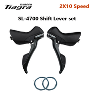 [KUZI] SHIMANO Tiagra 4700 2x10 Speed Road bike Groupset Braze-on front derailleur VG chain LTWOO K7