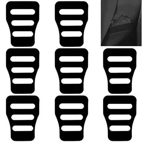 8Pcs Fashion Pocket Square Holder Handkerchief Keeper Organizer Man Prefolded Handkerchiefs