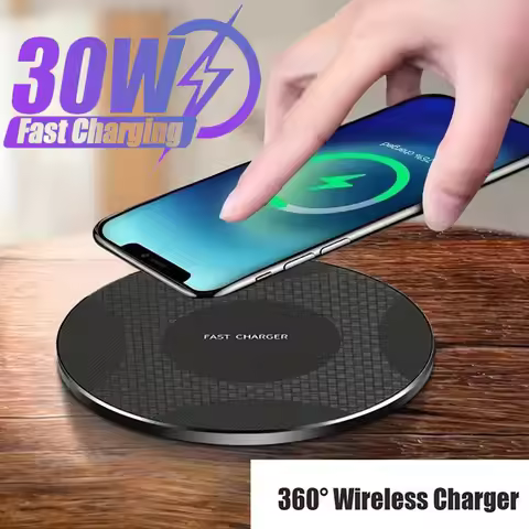 Universal Fast Wireless Charger Stand for iPhone 17-11 X XR Samsung S22 S21 Xiaomi 17 15 14 Android 