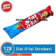 Biskuit Slai Olai Strawberry Roll / Slai Olai Stroberi Roll 128 gr