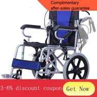 YQ55 Yibaikang Wheelchair Folding Elderly Lightweight Portable Manual Wheelchair Disabled Hand-Plough Wheel Chair Elderl