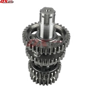 125cc Motorcycle Transmission Gear Box Main Counter Shaft Assy For Lifan 125 1P52FMI Horizontal Engi