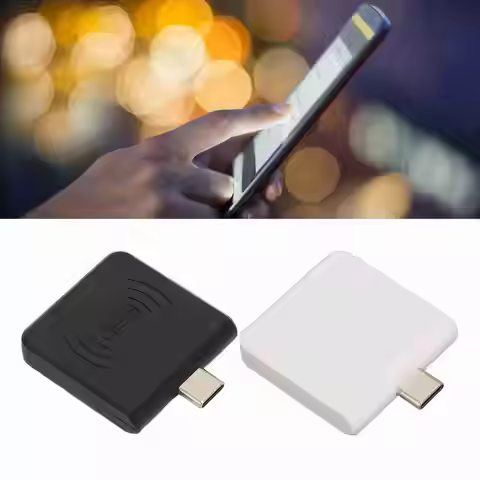 Card Reader RFID ID Mobile Phone Card Reader Type C Interface 125Khz Portable Smart Card Reader RFID