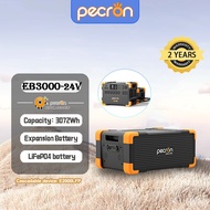 Pecron EB3000 3072Wh Expansion Battery for E2000LFP Portable Power Station LiFePO4 Battery Power Bac