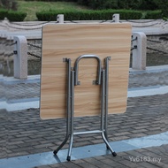 Fold Small Table Household High Table Folding Table Small Dining Table Square Eating Table Rental Ro