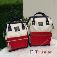 Nekokissbag Anello Canvas Bottle Rucksack Backpack กระเป๋าเป้สะพายหลัง รุ่นผ้าแคนวาส Mini &amp; Classic Size ( แถมตุ๊กตา )