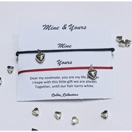 Korean love bestie couple Bracelet/ love couple Bracelet/ Simple Bracelet/ bestie Bracelet/ Contempo