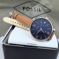 Fossil Women's Watch Genuine Leather Strap Brown Light Luxury Fashion Simple Casual Quartz Watch Waterproof Women's Watch