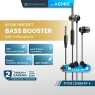 ACMIC BASIC In-Ear Headset Earphone Earbuds Headphone Stereo with Mic