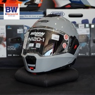 NOLAN N120-1 CLASSICO GREY (303) - MODULAR HELMET [BIKEWORLD PENANG]
