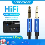 Vention 3.5mm Audio Cable, Hi-Fi Male to Male Aux Cord for Smartphone, Car Stereo, Headphone, and Sp
