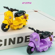 AROMA Alloy Motorcycle Model, Miniature Diecast Simulation Motorcycle Toy, Ornament Toy Inertia Vehi