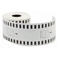 γ62mm*30.48m γDK22205 Thermal Label Printer Paper Label Roll Compatible Brother DK-2205 Barcode Tape