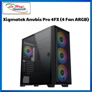 XIGMATEK ANUBIS PRO 4FX Computer Case (EN40771) WITH 4 ARGB FAN - Genuine Product